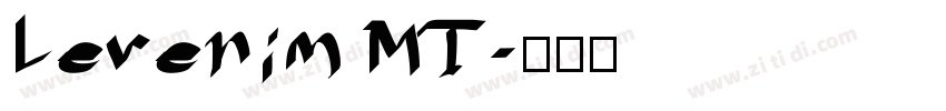 Levenim MT字体转换